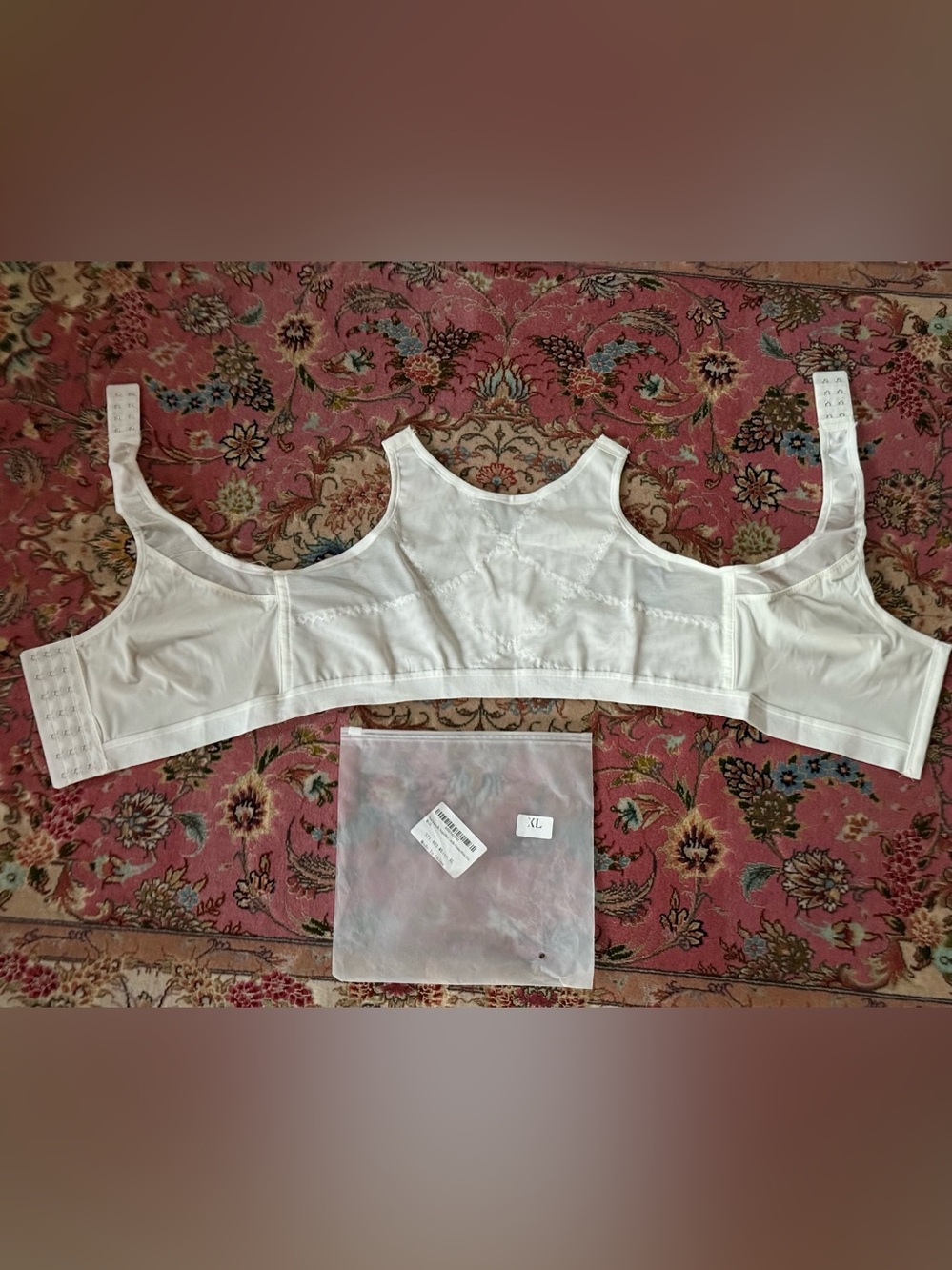 New post surgery bra, XL, white